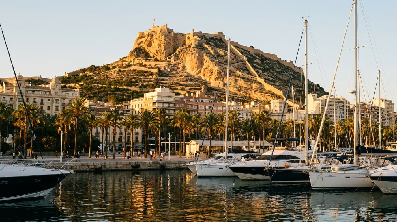Alicante from the Water: The Castle, the Skyline and the Fireworks Almost Nobody Sees by Boat