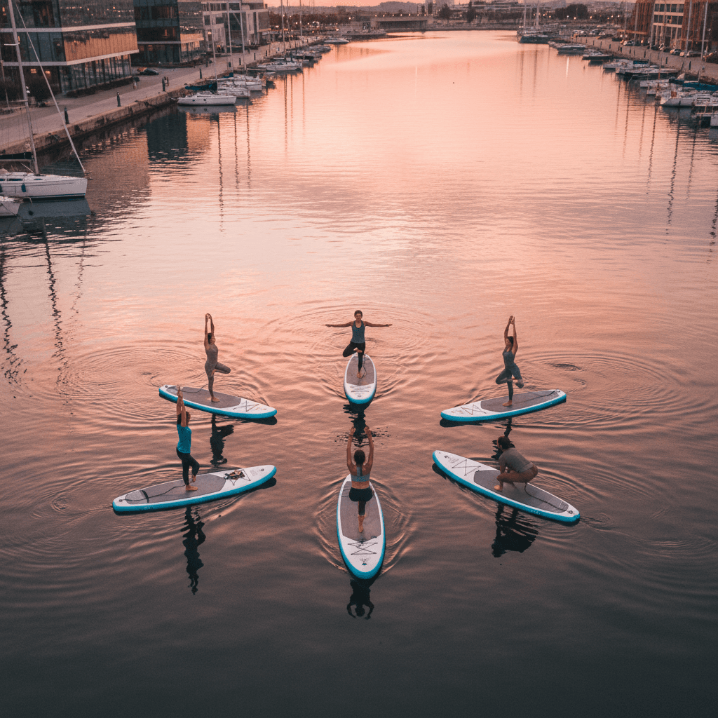 SUP Yoga — Floating Studio with a View